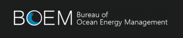 BOEM US Dept of Interior Bureau of Ocean Energy Management online logo 2022 black background.png